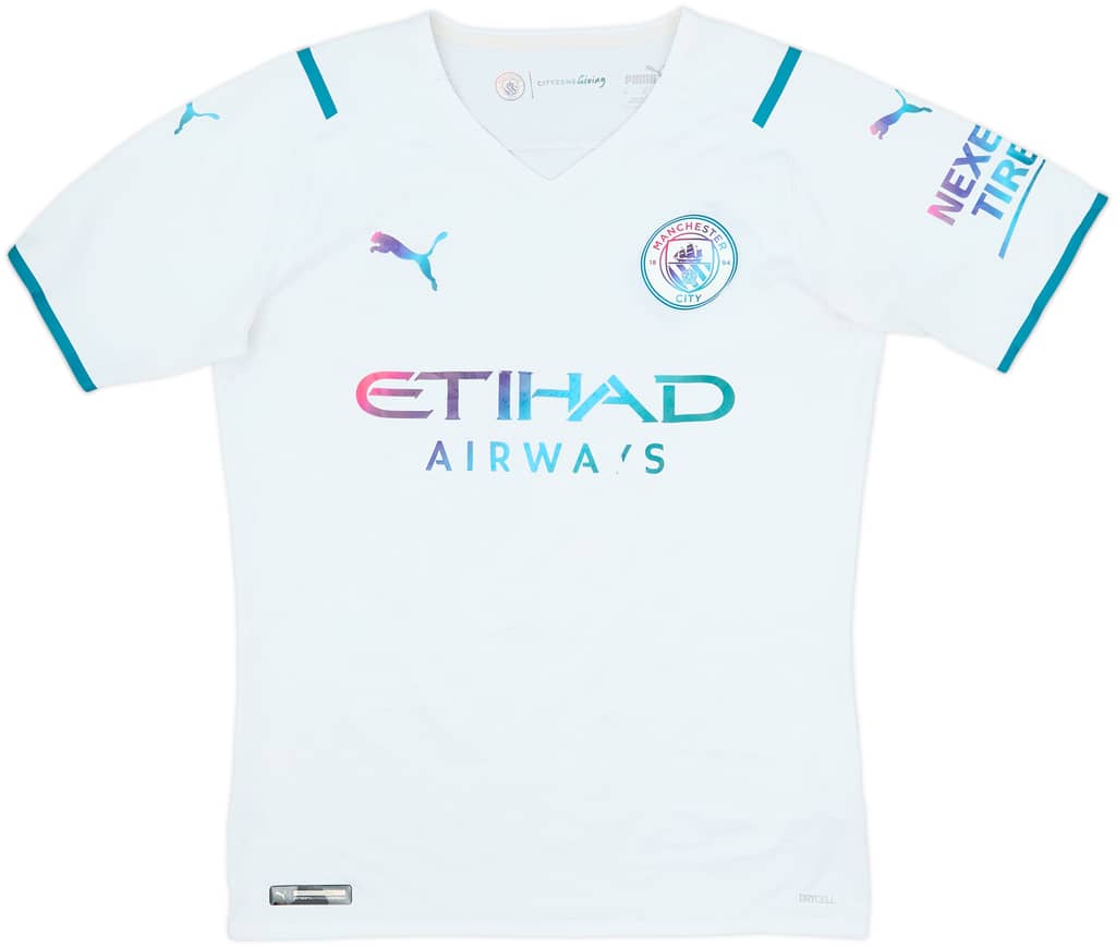 2021-22 Manchester City Away Shirt - 4/10 - (M)