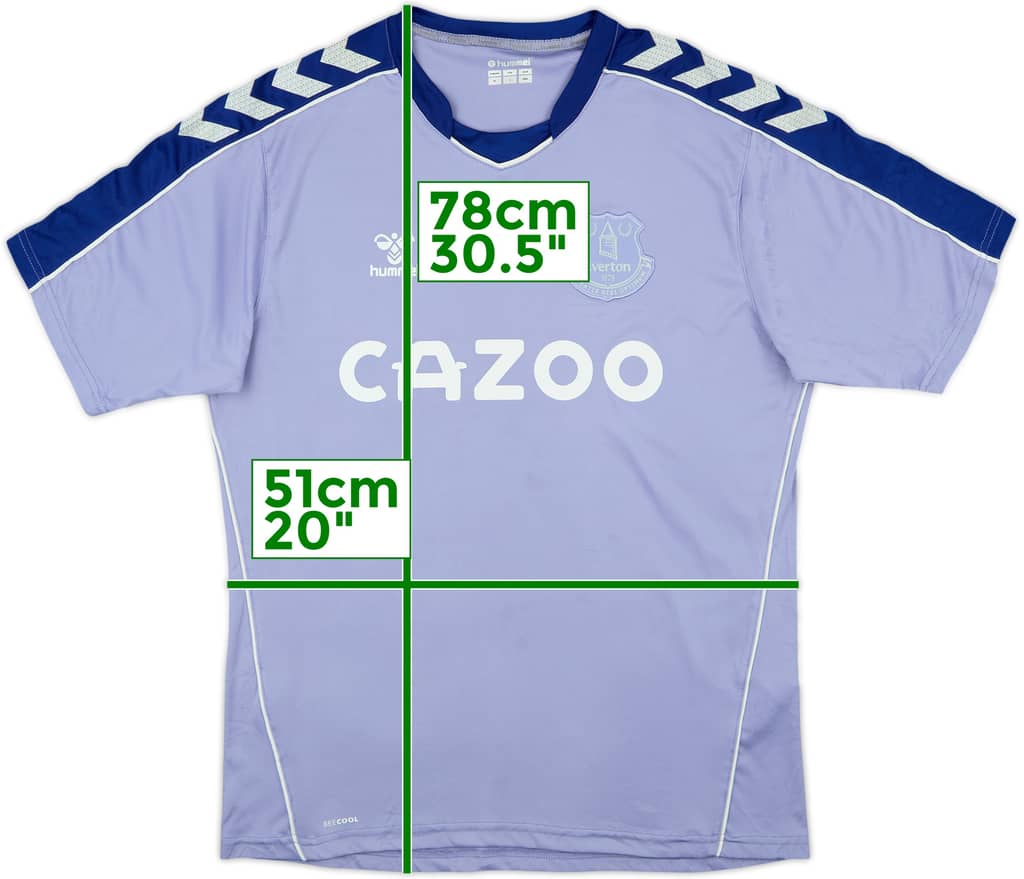 2021-22 Everton Hummel Training Shirt - 7/10 - (XL)