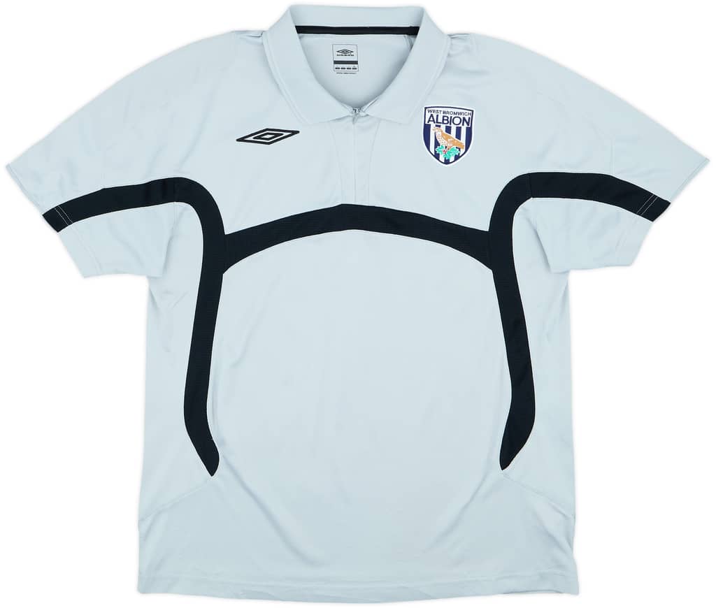 2007-08 West Brom 1/4 Zip Polo Shirt - 10/10 - (L)