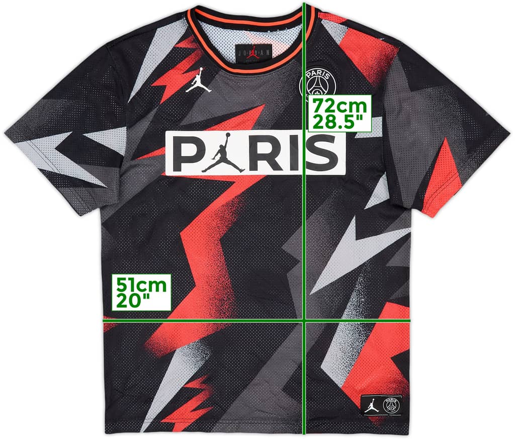 Camiseta Nike Jordan de entrenamiento del Paris Saint-Germain 2019-20 - 8/10 - (S)