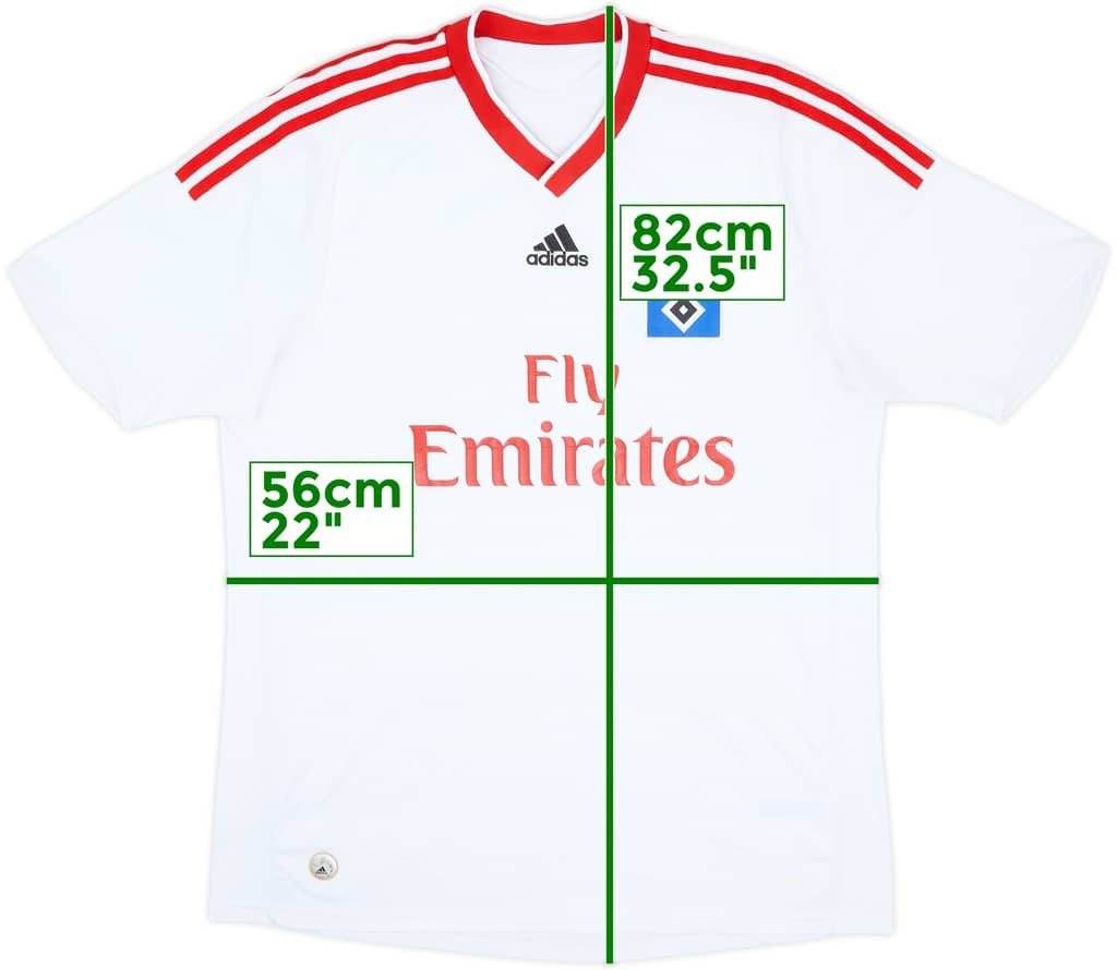 2009-10 Hamburg Home Shirt - 8/10 - (L)