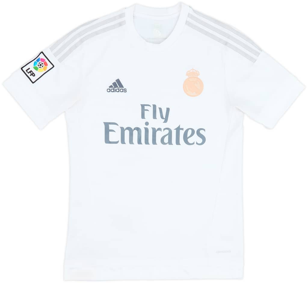 2015-16 Real Madrid Home Shirt - 3/10 - (S)