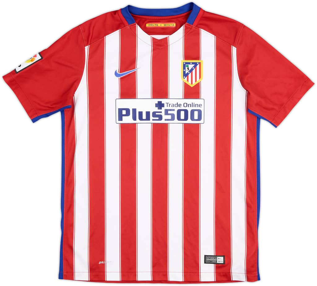 2015-16 Atletico Madrid Home Shirt - 8/10 - (13-15 Years)