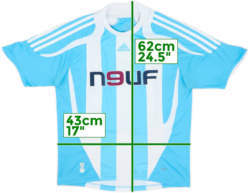 2007-08 Olympique Marseille Away Shirt - 5/10 - (11-12 Years)