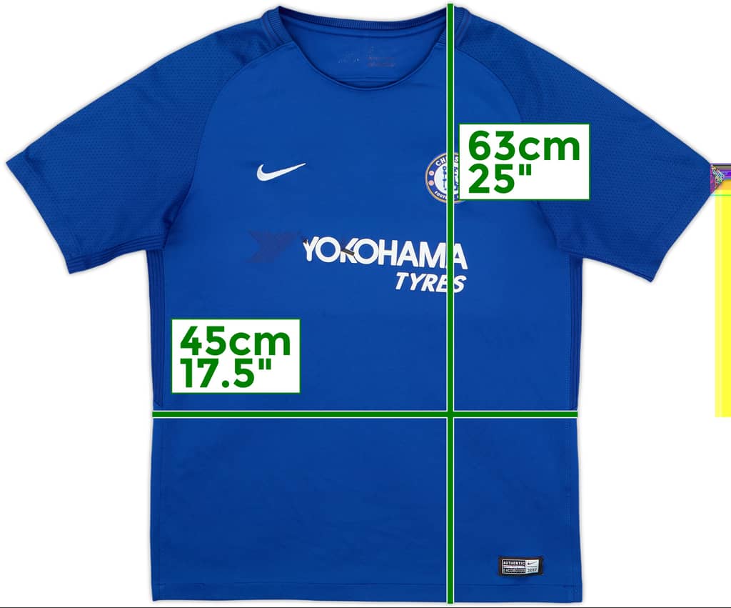 2017-18 Chelsea Home Shirt - 4/10 - (13-15 Years)