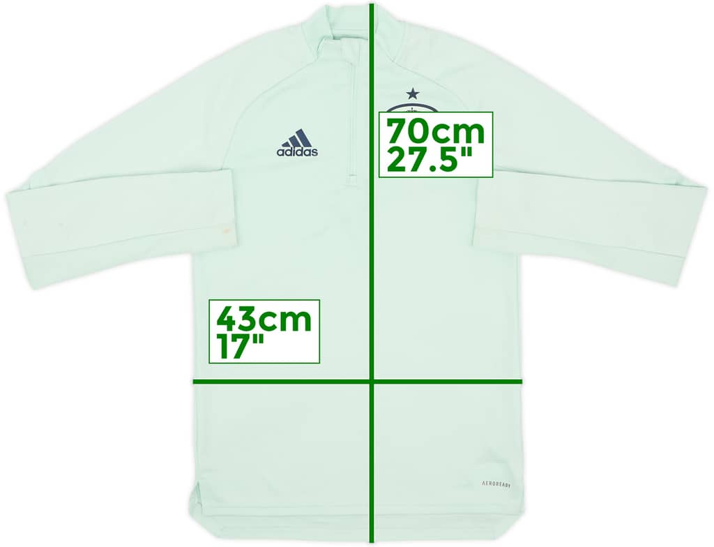 2020-21 Spain adidas 1/4 Zip Training Top - 7/10 - (XS)
