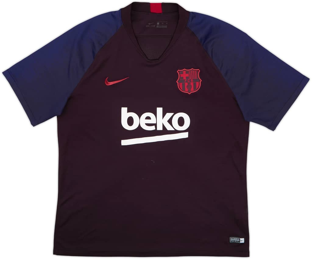 2019-20 Barcelona Nike Training Shirt - 8/10 - (XL)