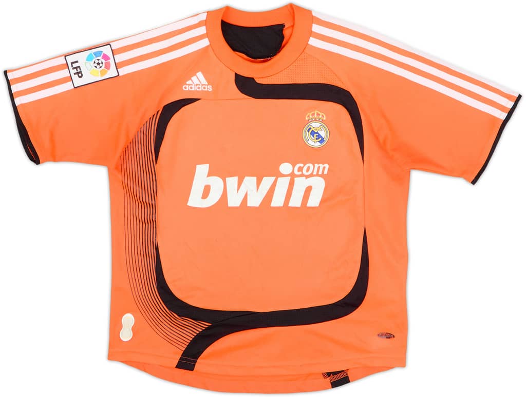 2008-09 Real Madrid GK S/S Shirt - 6/10 - (11-12 Years)