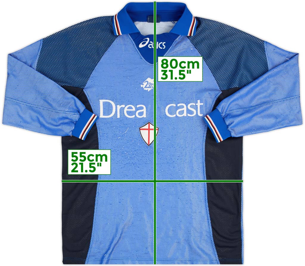 1999-00 Sampdoria GK Shirt - 4/10 - (XL)
