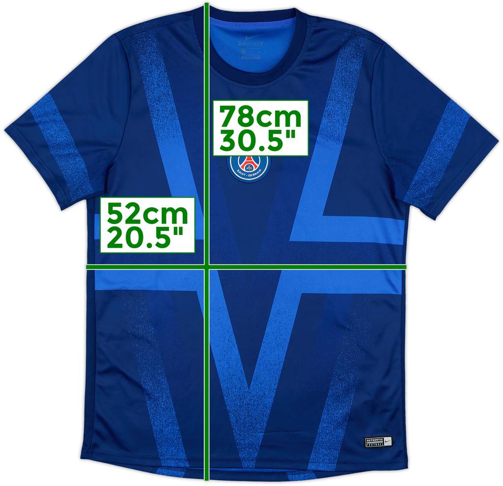2019-20 Paris Saint-Germain Nike Camiseta de Entrenamiento - 8/10 - (L)