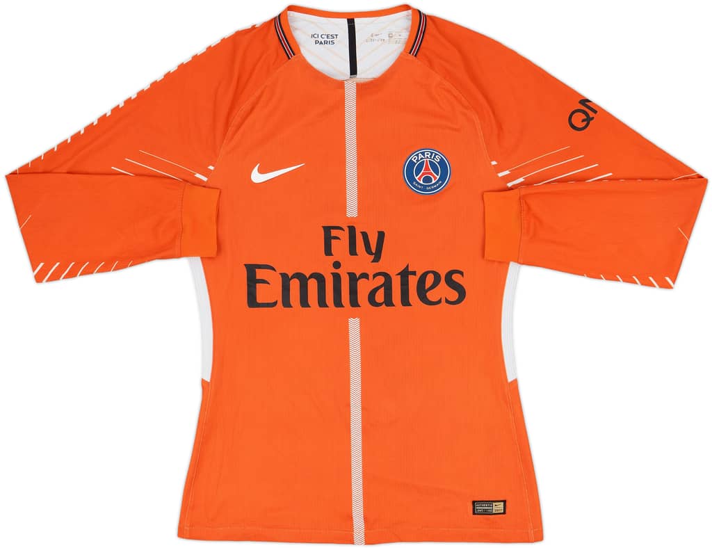 2017-18 Paris Saint-Germain Player Issue GK Shirt - 4/10 - (M)