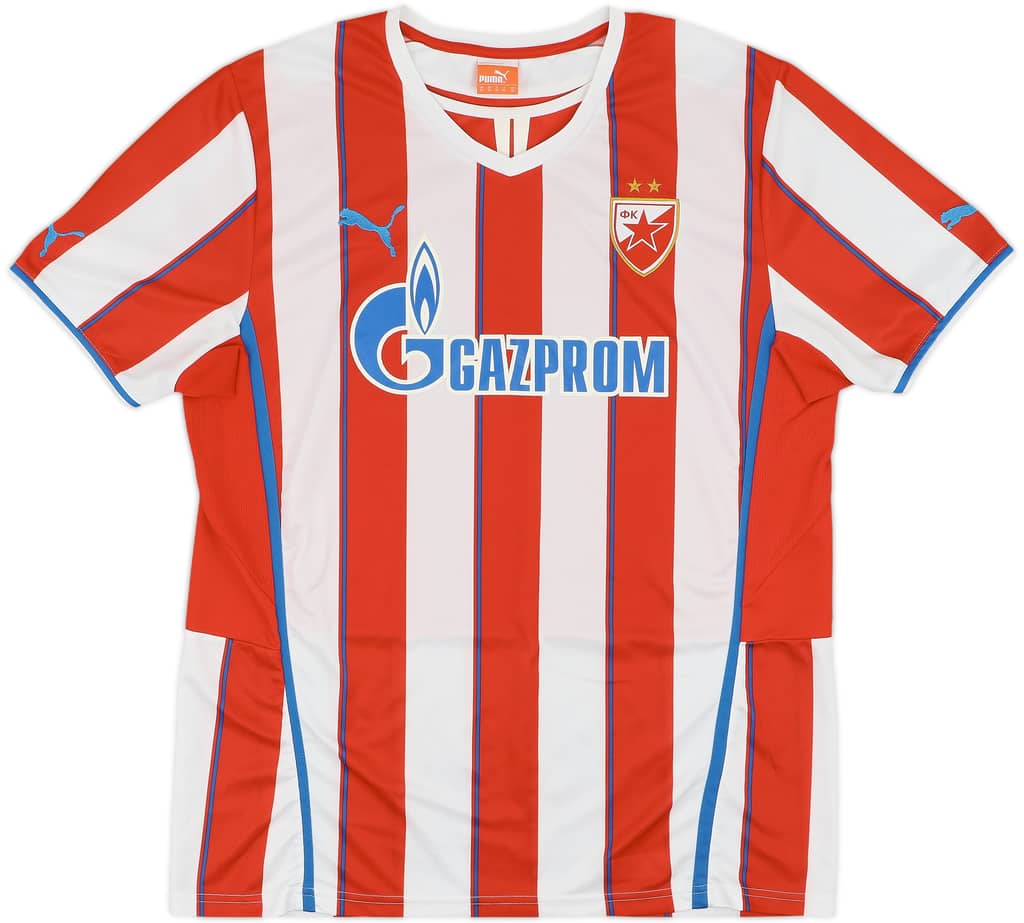 2013-14 Red Star Belgrade Home Shirt - 7/10 - (XL)