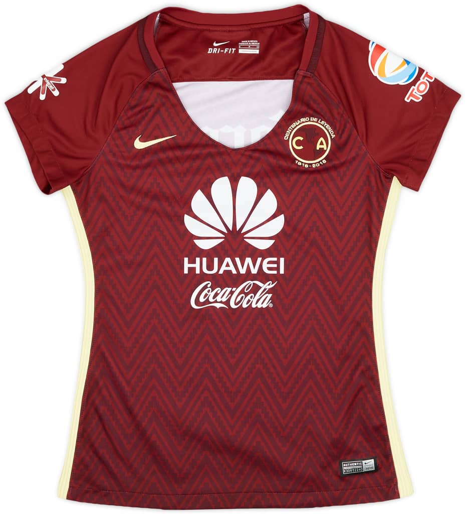 2016-17 Club America Centenary Away Shirt - 9/10 - (Women's S)