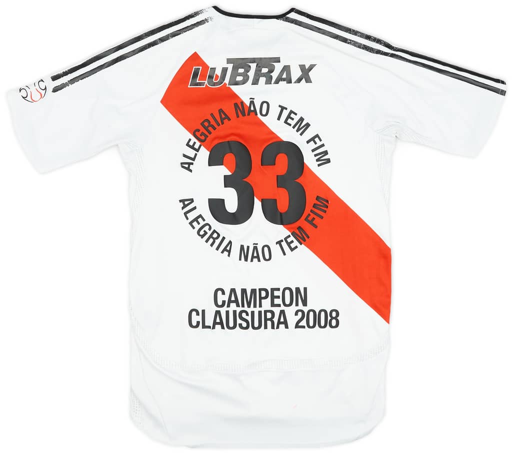 2006-08 River Plate 'Campeon Clausara 2008' Home Shirt - 5/10 - (XS)