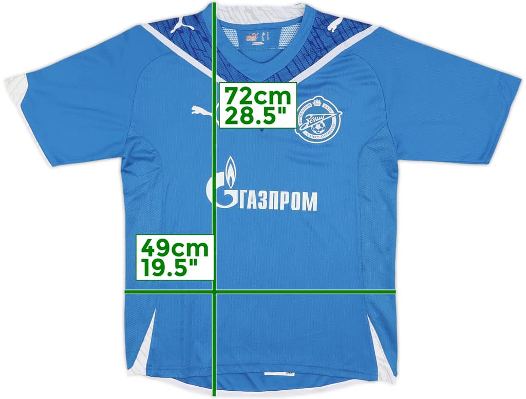 2009-10 Zenit St.Petesburg European Home Shirt - 9/10 - (S)