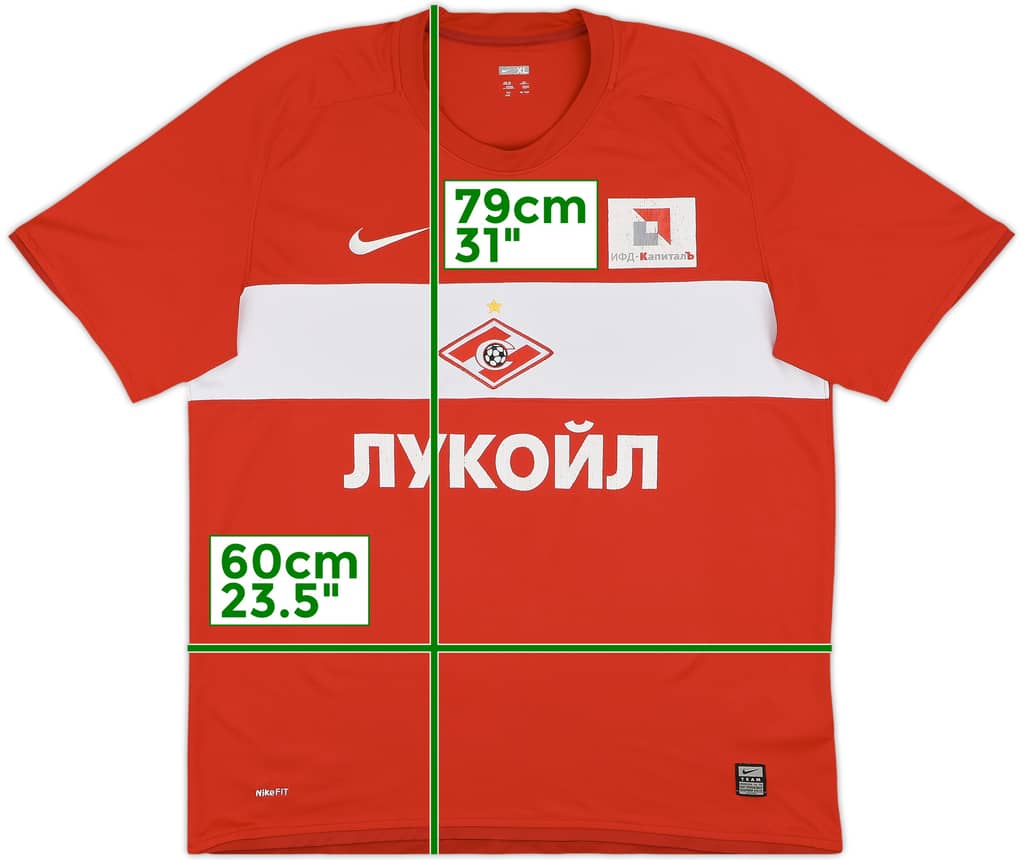 2009 Spartak Moscow Home Shirt - 6/10 - (XL)