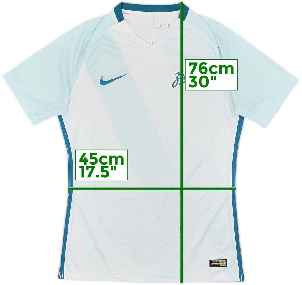 2016-17 Zenit St. Petersburg Authentic Away Shirt - 9/10 - (M)