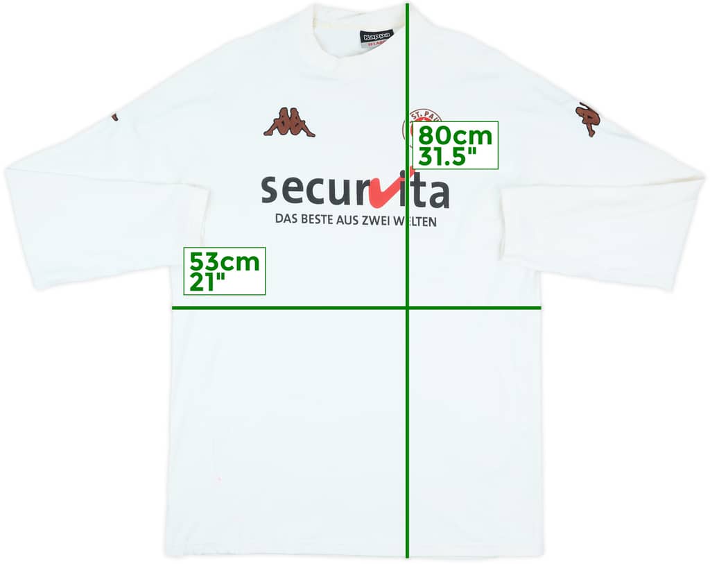 2001-03 St Pauli Away L/S Shirt - 7/10 - (XXL)