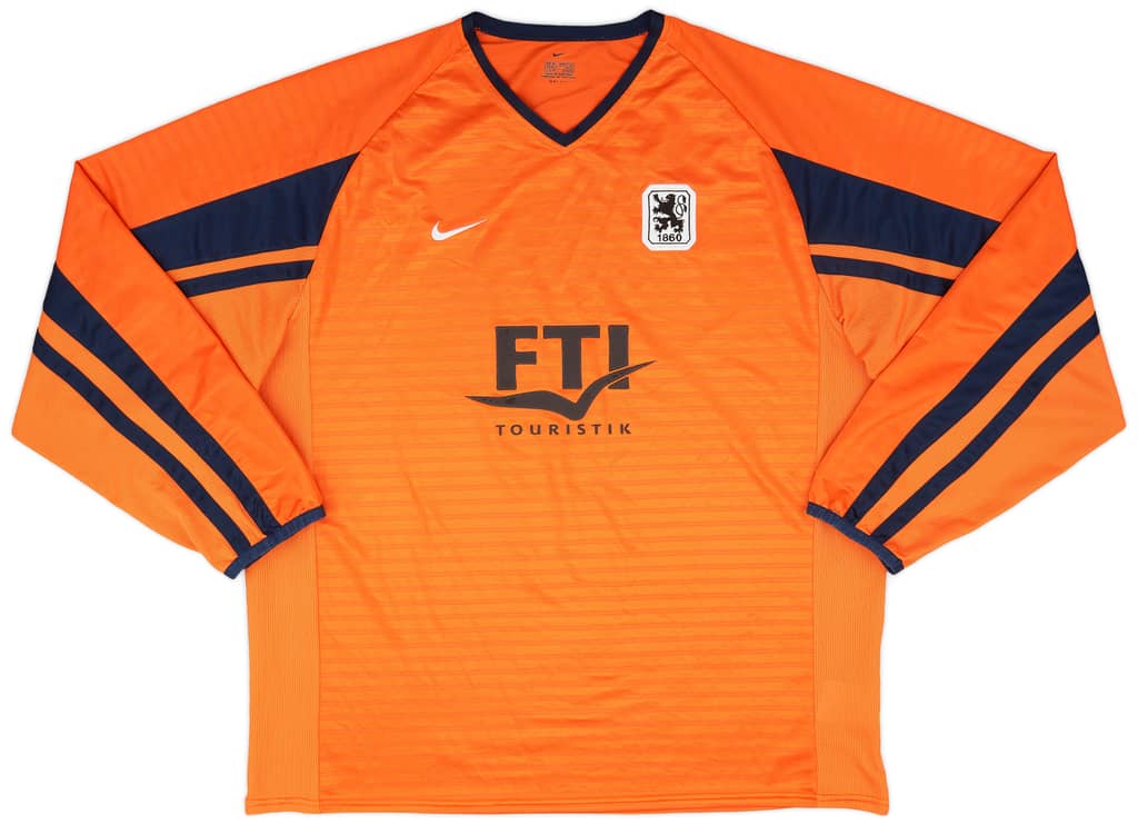 2001-02 1860 Munich Away L/S Shirt - 9/10 - (XL)