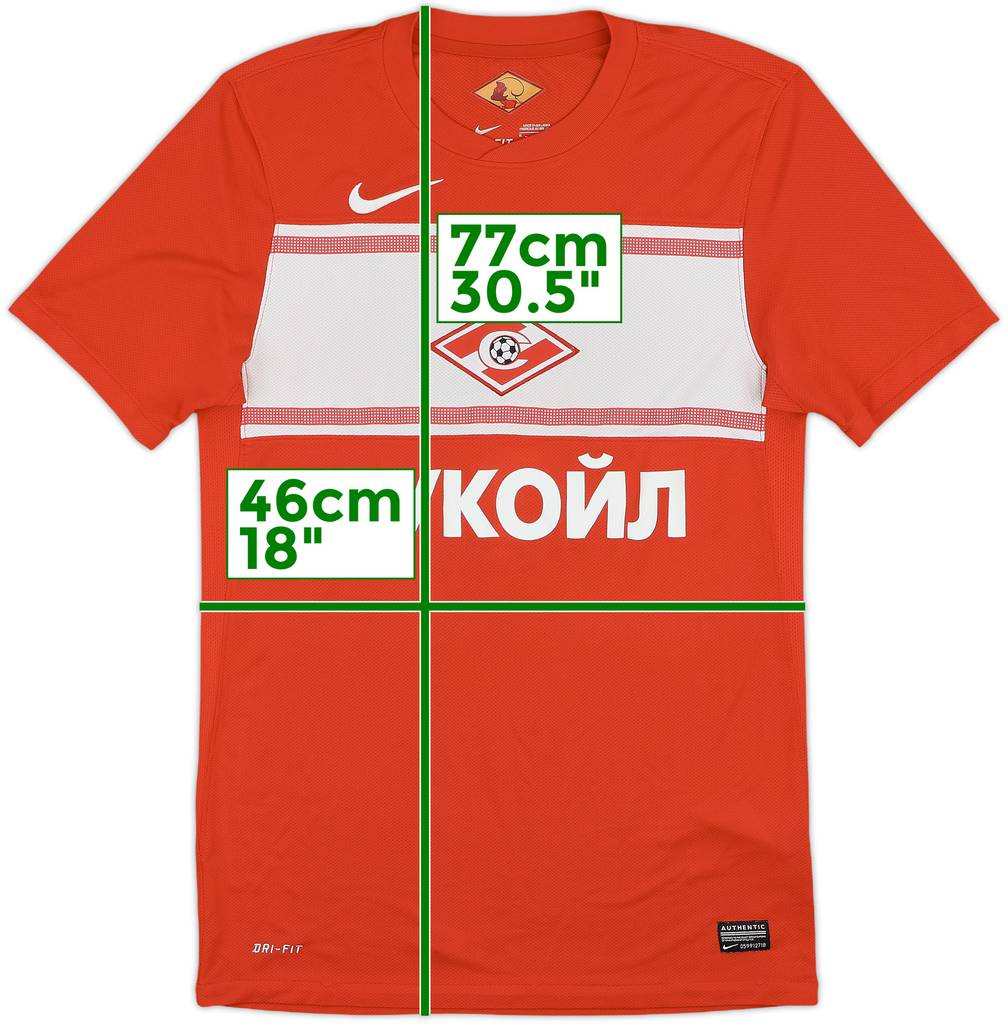 2012-13 Spartak Moscow Home Shirt - 8/10 - (S)