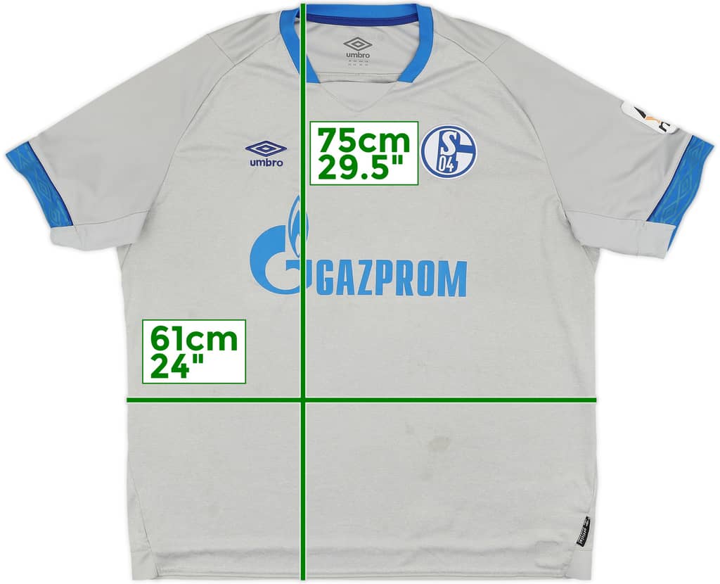 2018-19 Schalke Away Shirt - 8/10 - (XXL)