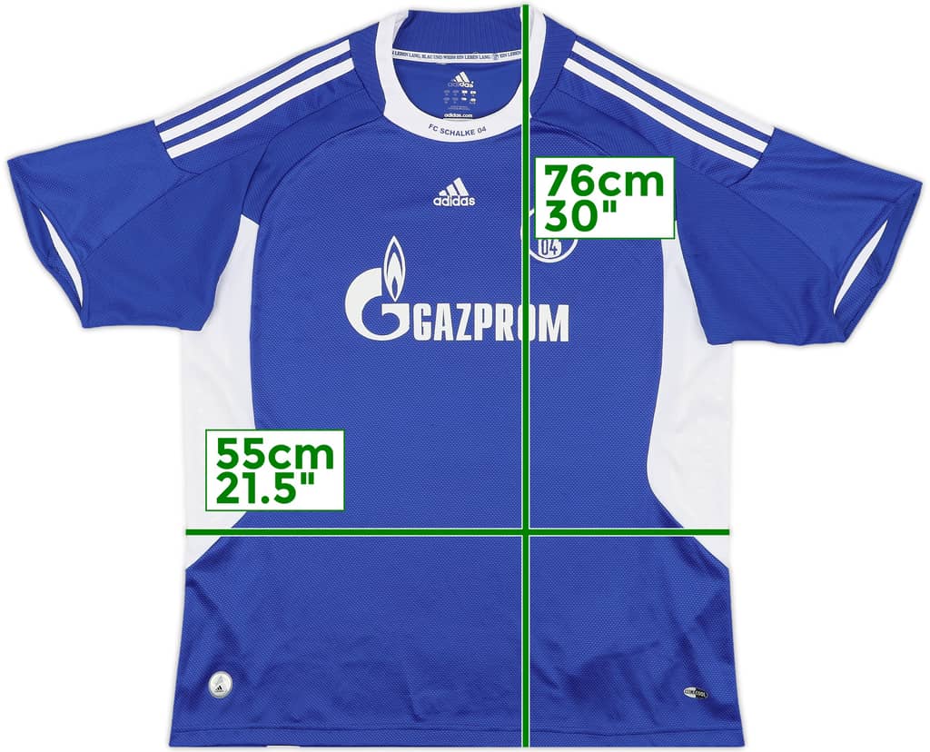 2008-10 Schalke Home Shirt - 7/10 - (Women's XL)