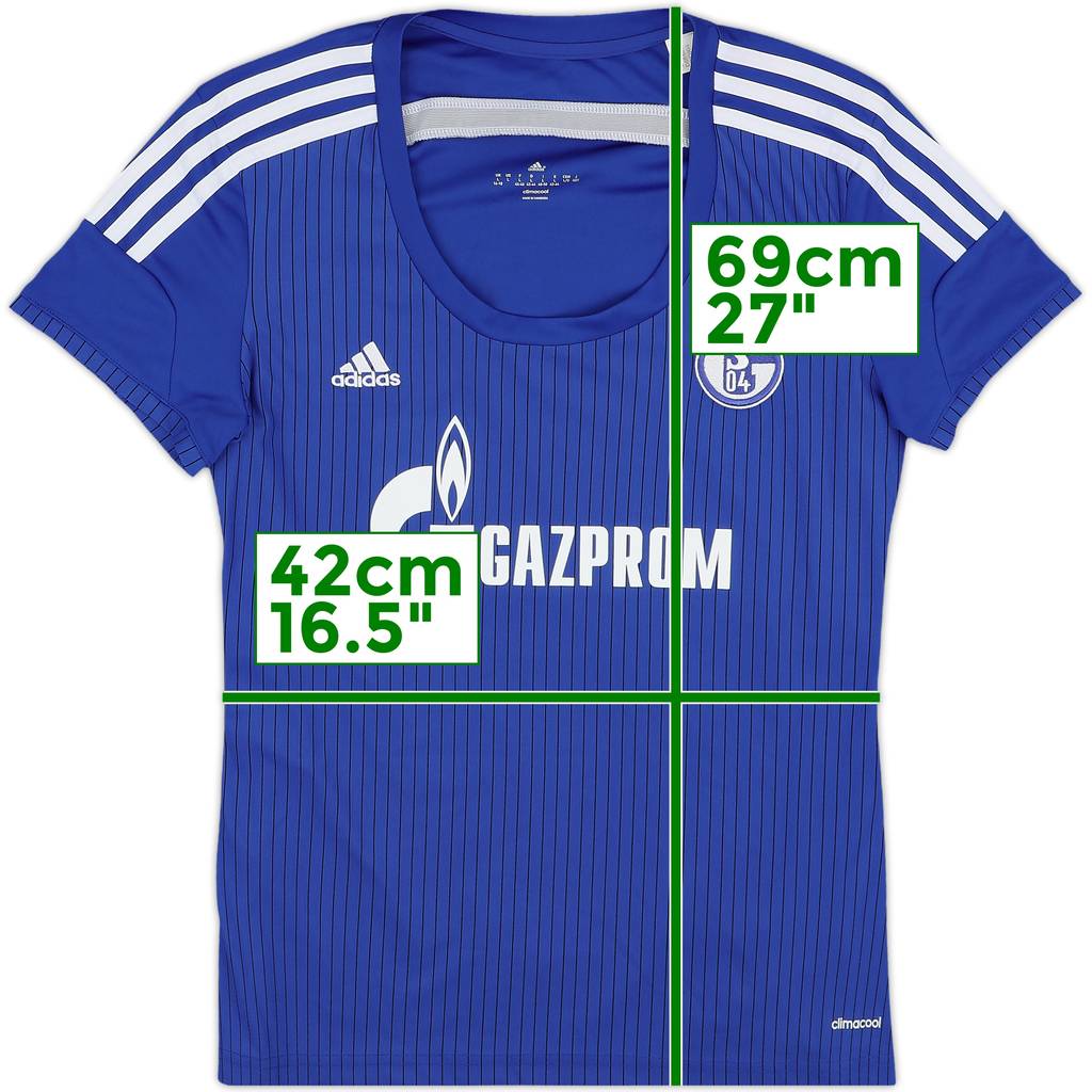 2014-16 Schalke Home Shirt - 10/10 - (Women's L)