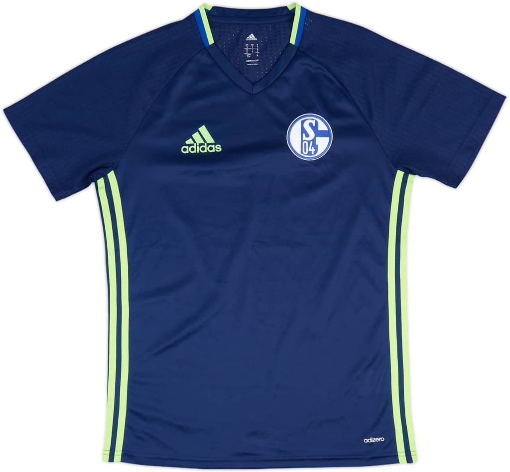 2016-17 Schalke adizero Training Shirt - 8/10 - (S)