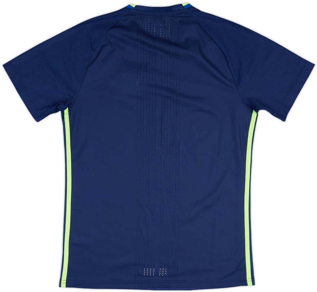 2016-17 Schalke adizero Training Shirt - 8/10 - (S)