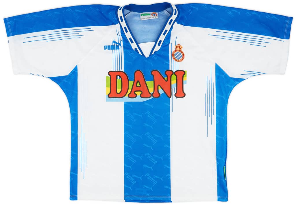 1994-95 Espanyol Home Shirt - 8/10 - (XL)
