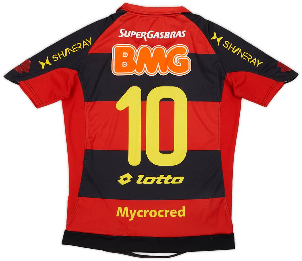 2010 Sport Club Recife Home Shirt #10 - 9/10 - (S)