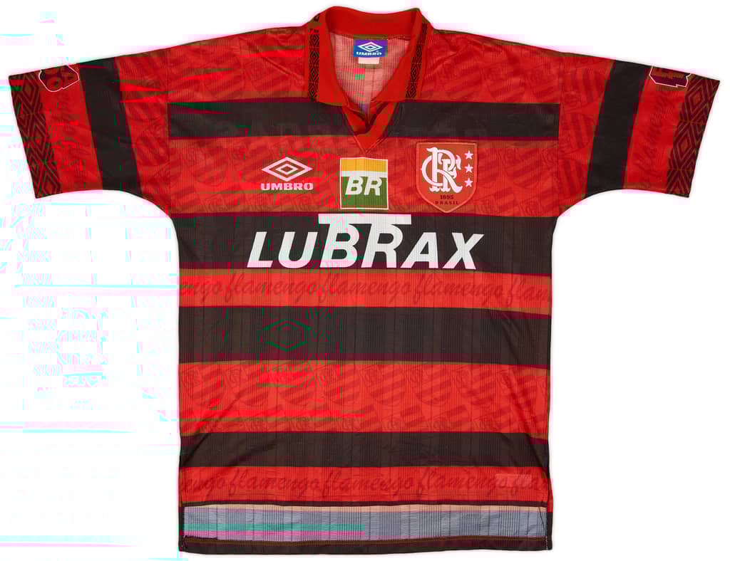 1995-96 Flamengo Centenary Home Shirt - 9/10 - (L)