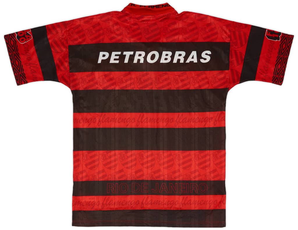 1995-96 Flamengo Centenary Home Shirt - 9/10 - (L)