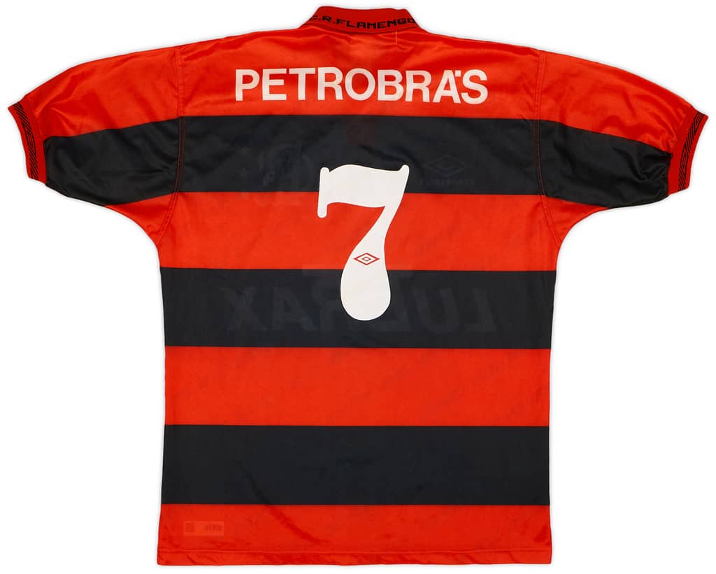 1993-94 Flamengo Home Shirt #7 - 9/10 - (L)