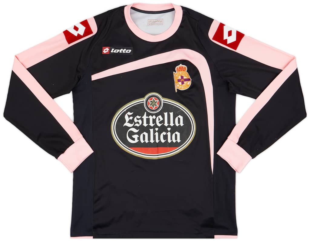 2009-10 Deportivo de La Coruna Away L/S Shirt - 7/10 - (S)