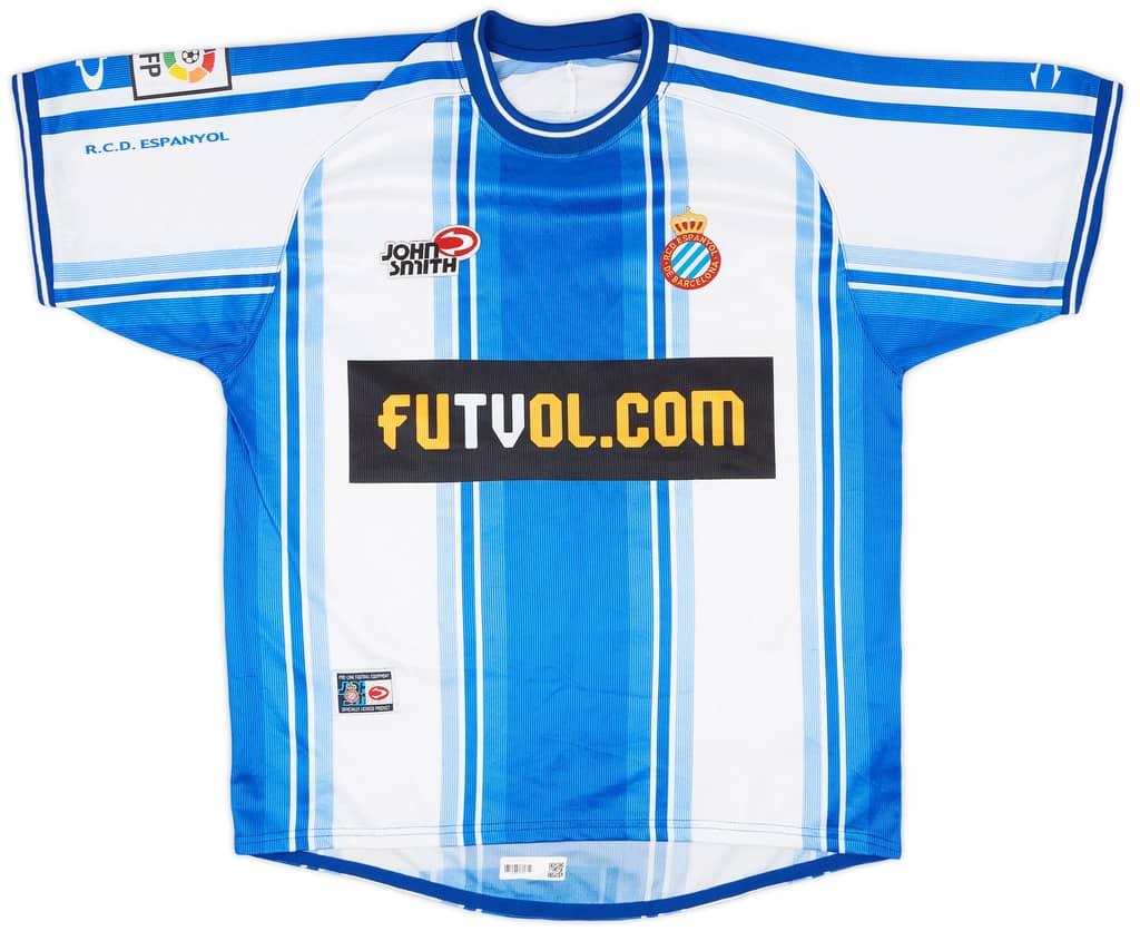 2001-02 Espanyol Home Shirt - 9/10 - (S)