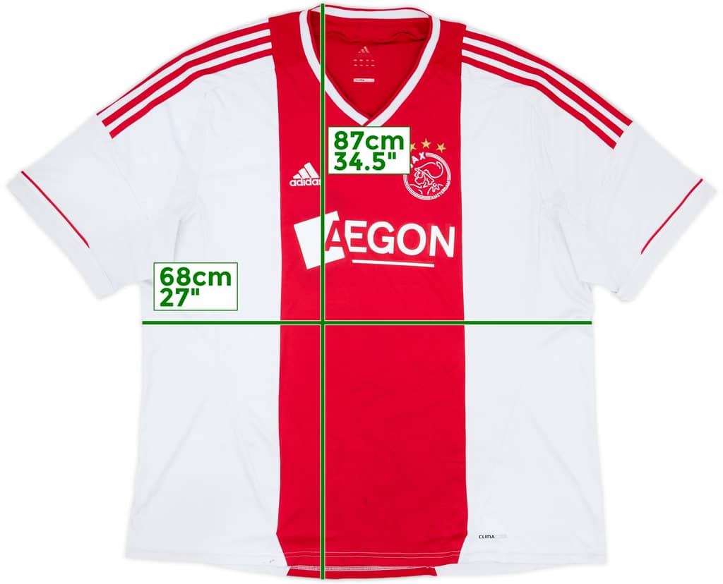 2012-13 Ajax Home Shirt - 5/10 - (3XL)