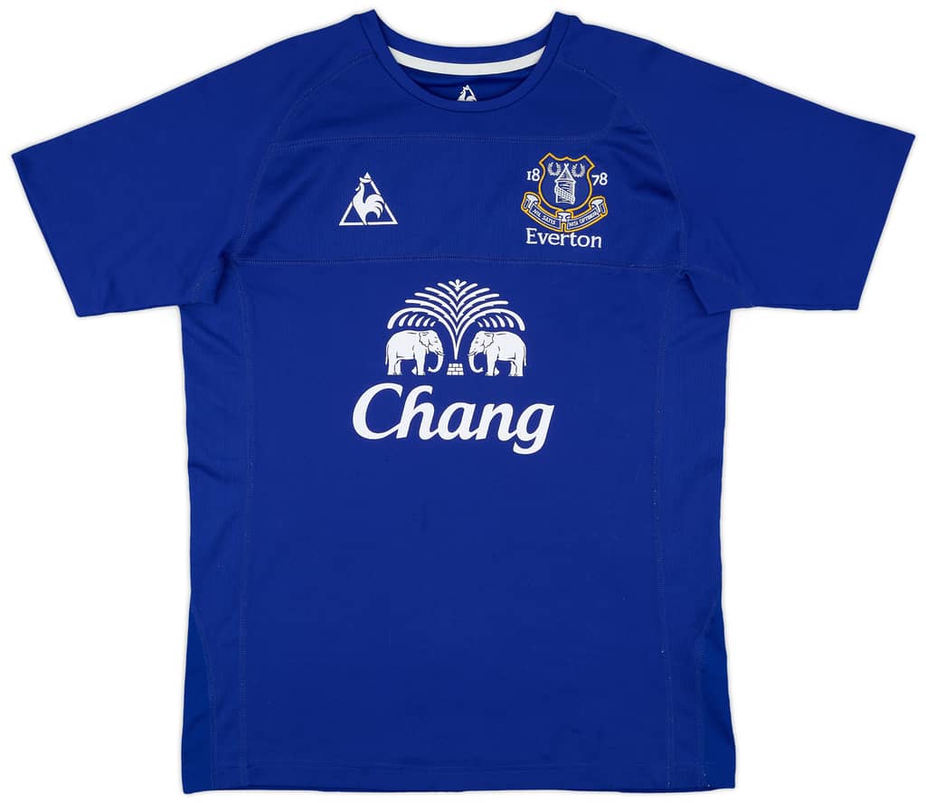 2010-11 Everton Home Shirt Cahill #17