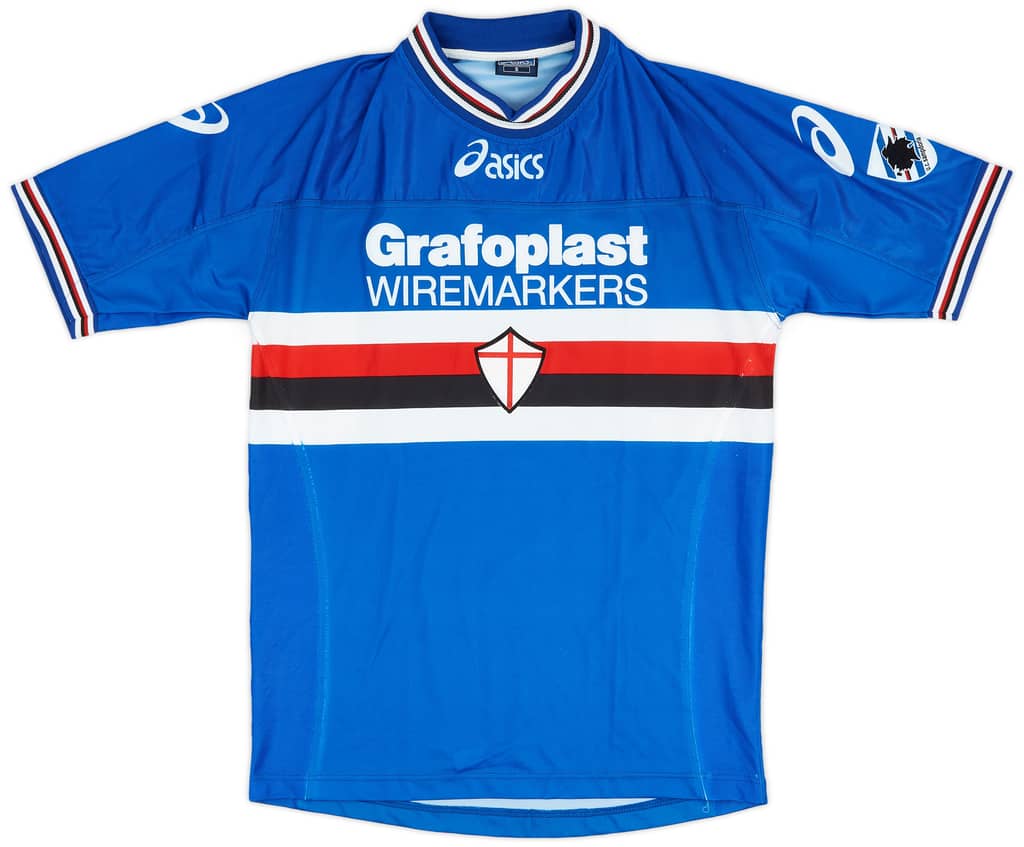2001-02 Sampdoria Home Shirt - 8/10 - (S)