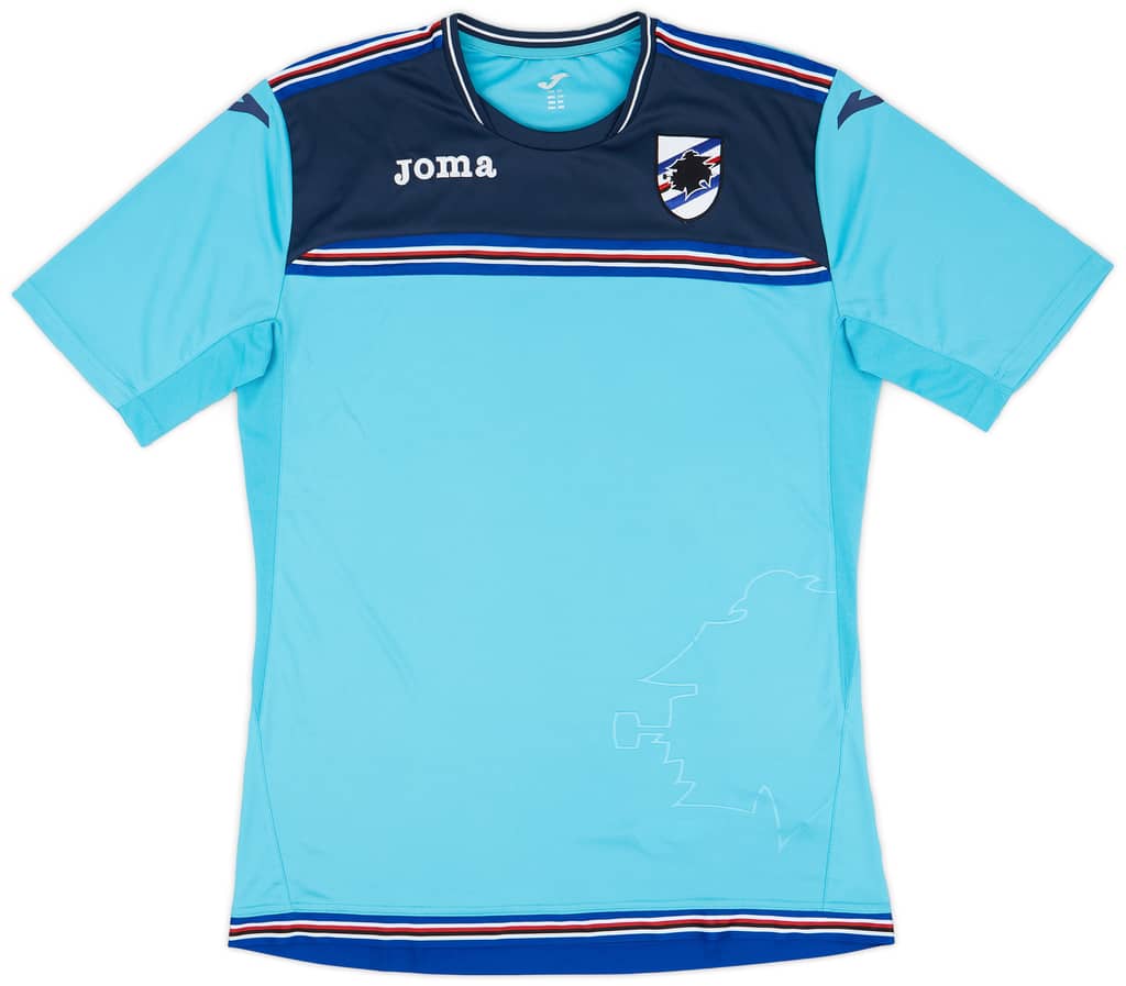 2016-17 Sampdoria Home Training Shirt - 10/10 - (XXL)