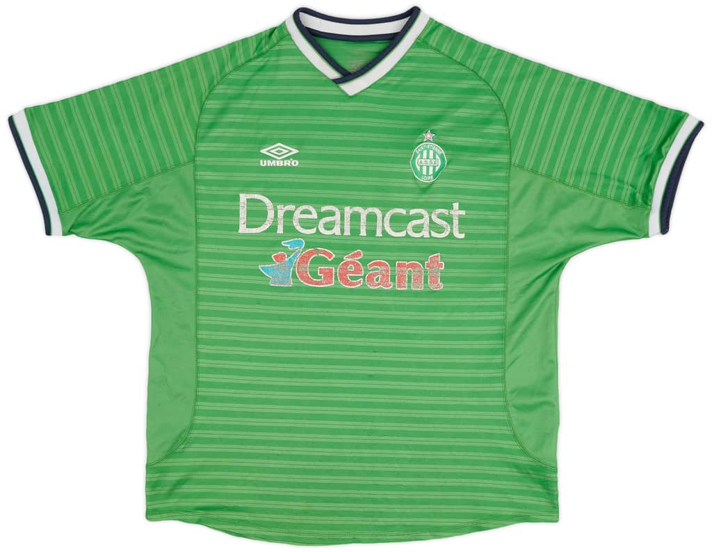 2000-01 Saint Etienne Home Shirt - 5/10 - (XL)