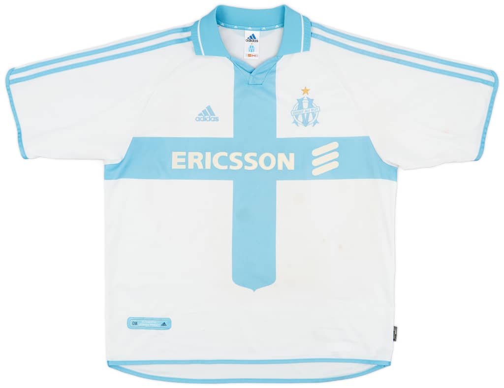 2000-01 Olympique Marseille Home Shirt - 5/10 - (XL)