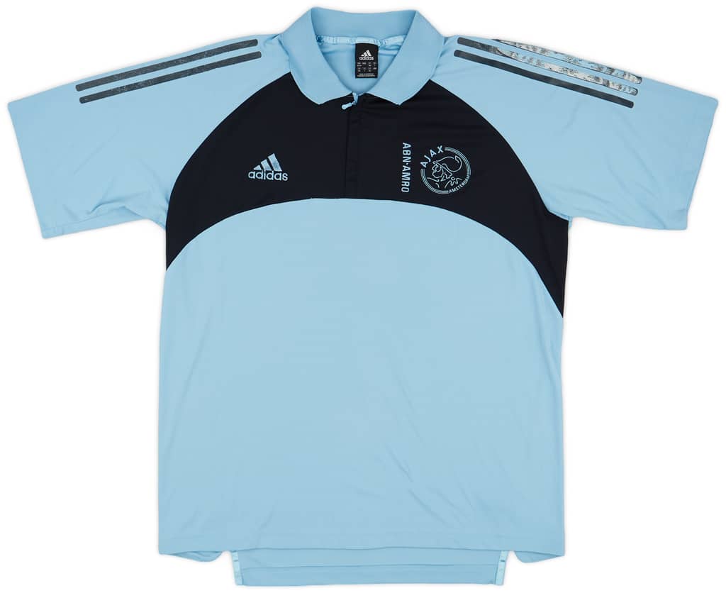 2002-03 Ajax adidas 1/4 Zip Polo Shirt - 5/10 - (L)