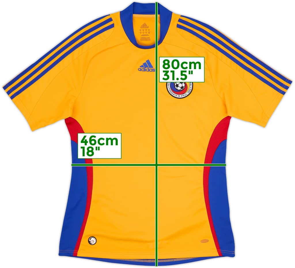 2008-09 Romania Home Shirt - 8/10 - (M)