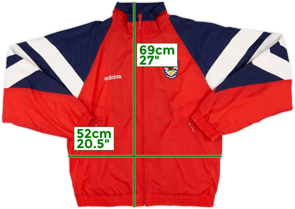 1992-94 Arsenal adidas Track Jacket - 9/10 - (S)