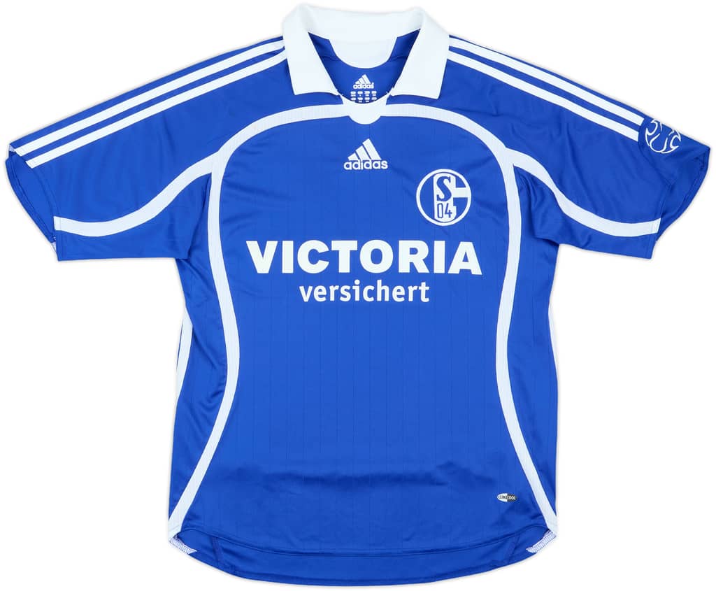 2006-07 Schalke Home Shirt - 8/10 - (L.Boys)