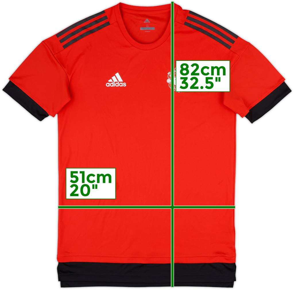 2017-18 Manchester United adidas Training Shirt - 7/10 - (S)