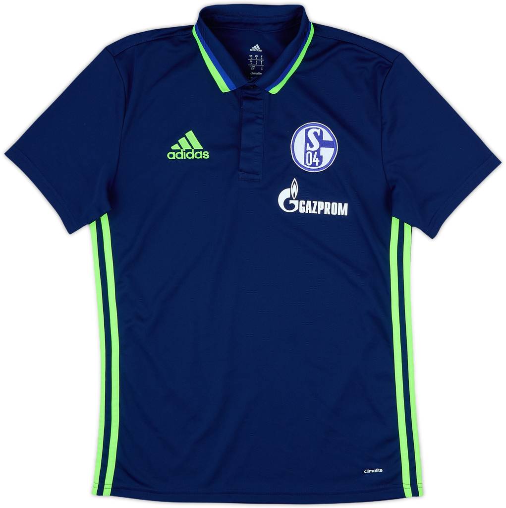 2016-17 Schalke adidas Polo Shirt - 10/10 - (S)