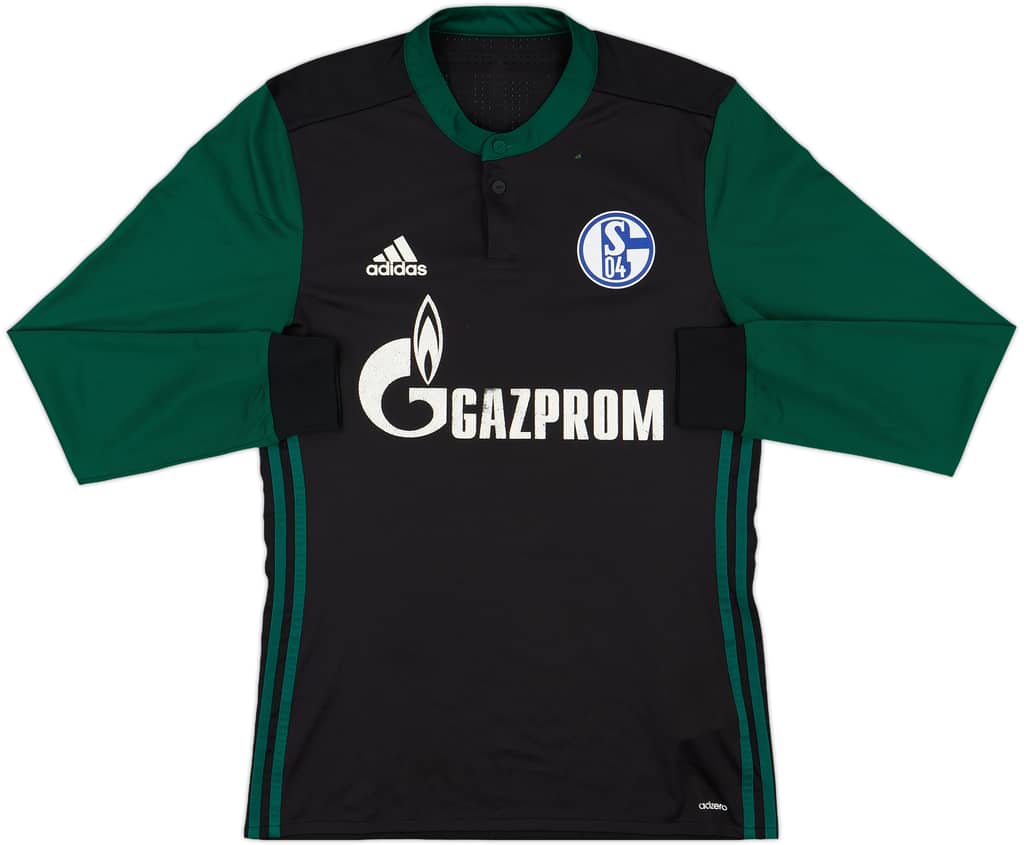 2017-18 Schalke Authentic Third L/S Shirt - 5/10 - (S)