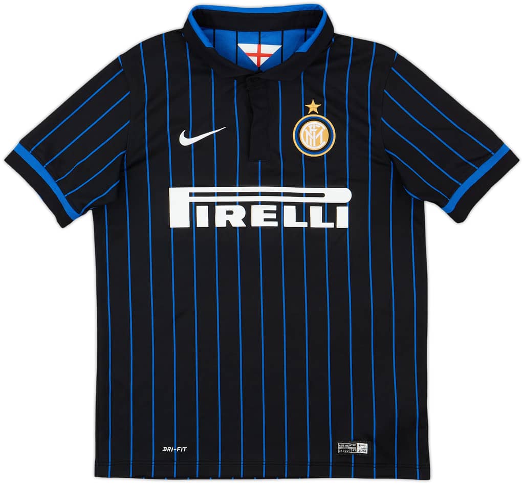 2014-15 Inter Milan Home Shirt - 9/10 - (L.Boys)
